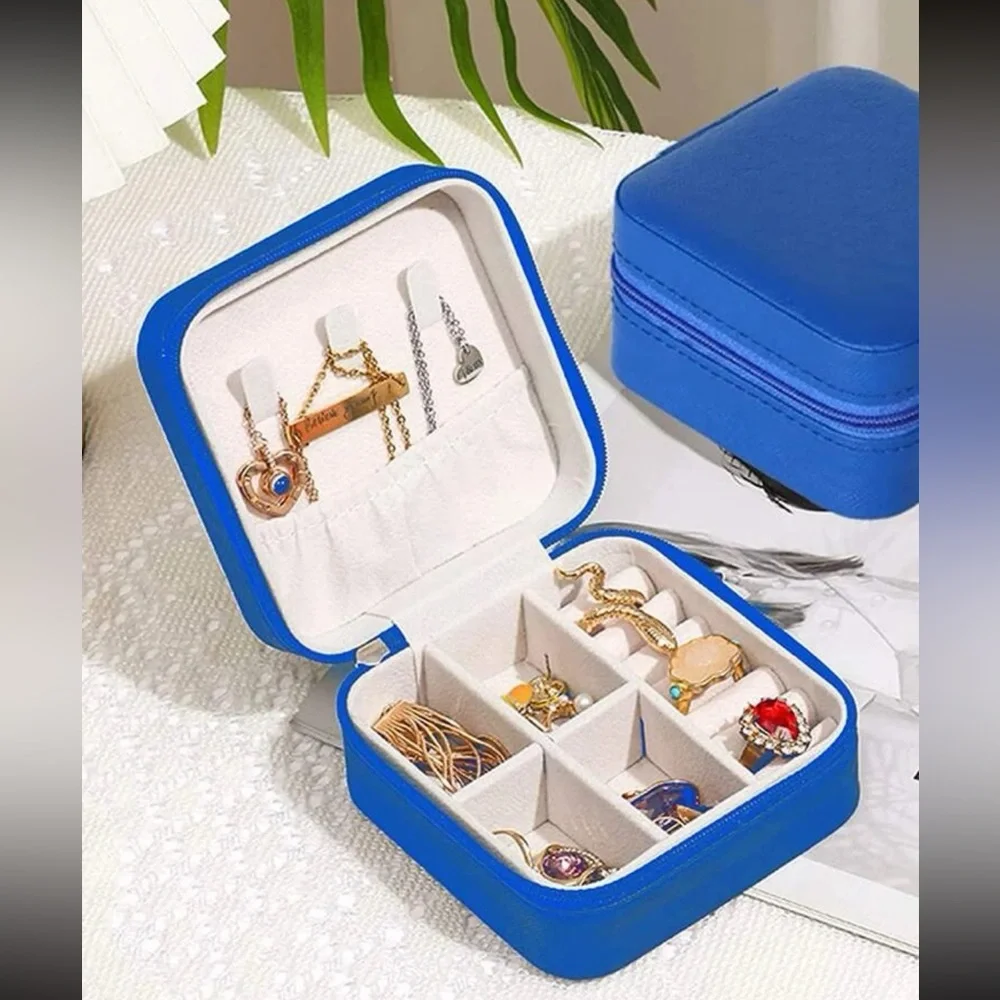 Luxe blush  blue  jewelry box